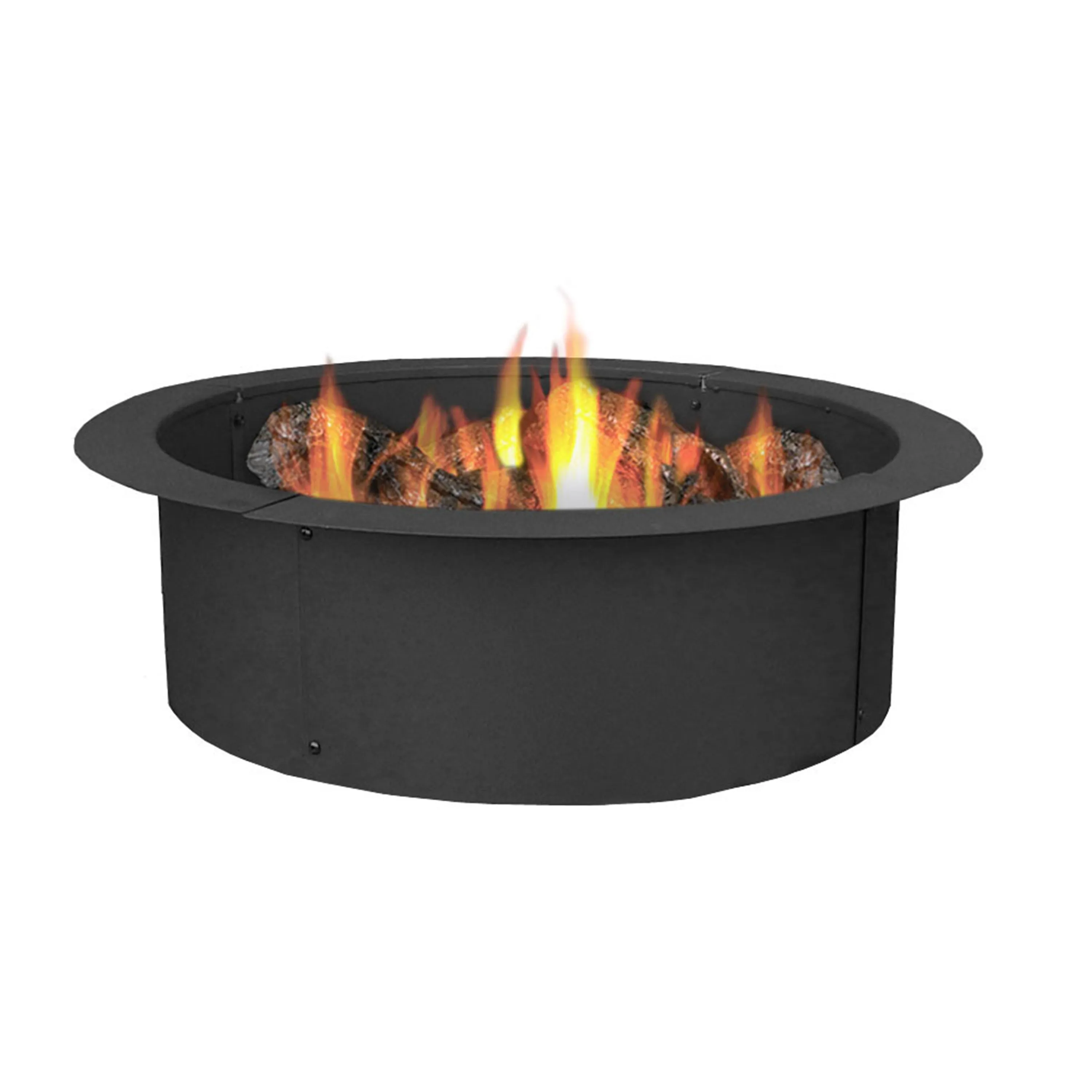 Sunnydaze Durable In-Ground Fire Pit Ring Insert - DIY Fire Ring