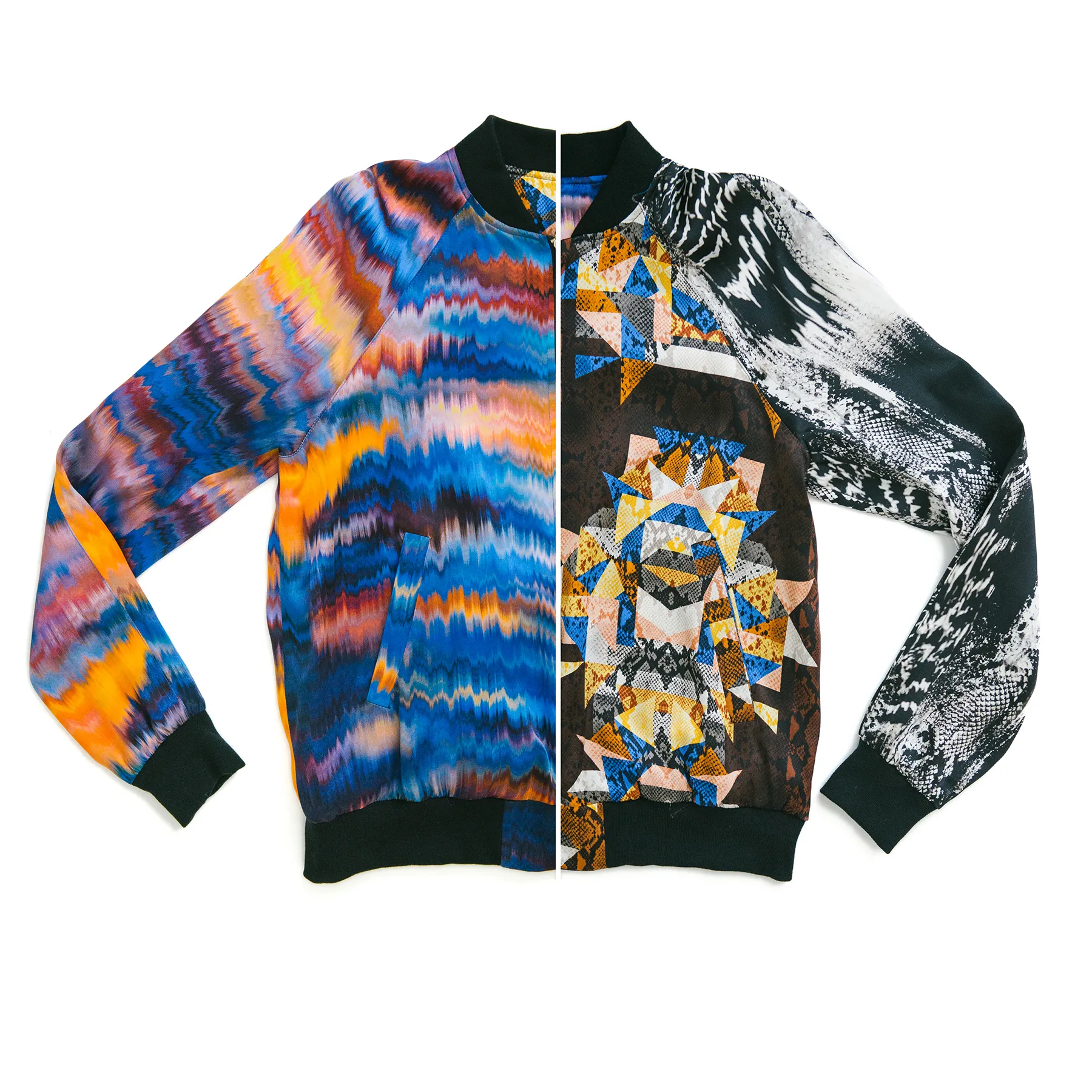 The Reversible Silk Bomber   Oasis | Cobra Kaleidoscope