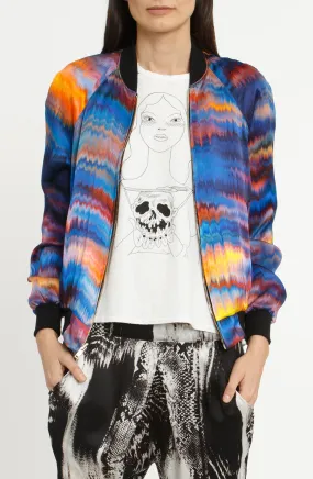 The Reversible Silk Bomber   Oasis | Cobra Kaleidoscope