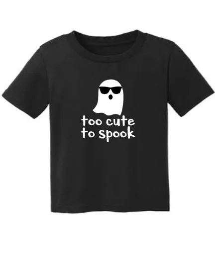 Too Cute To Spook Boys Shirt, Happy Halloween Ghost