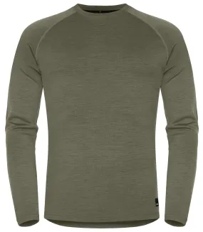 Urberg Men&#x27;s Selje Merino-Bamboo Top Deep Lichen Green | Buy Urberg Men&#x27;s Selje Merino-Bamboo Top Deep Lichen Green here | Outnorth