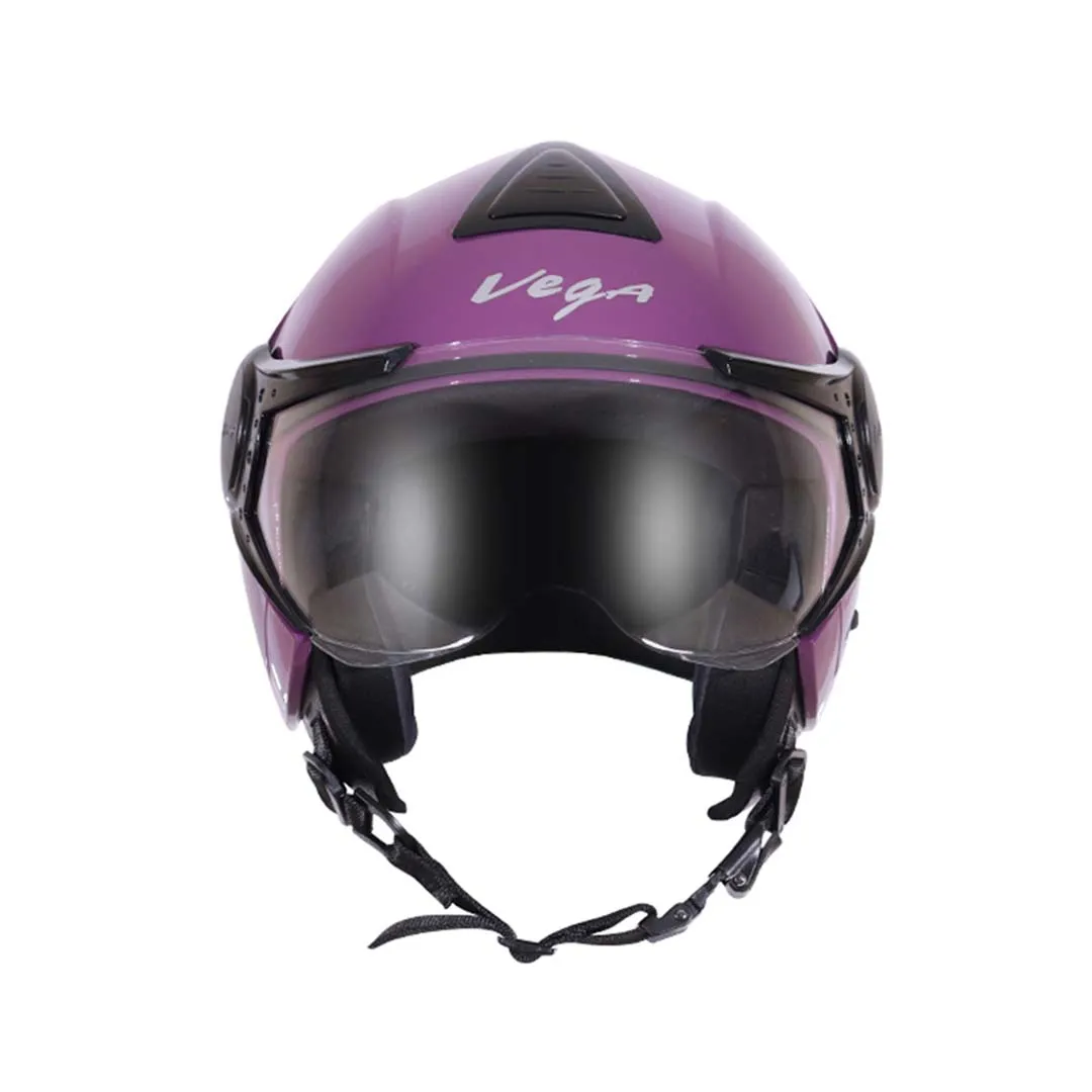 Vega Verve Purple With Free Balaclava