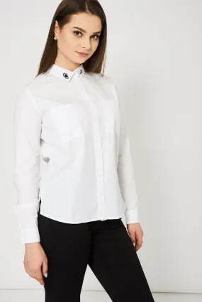 White Embroidery Shirt