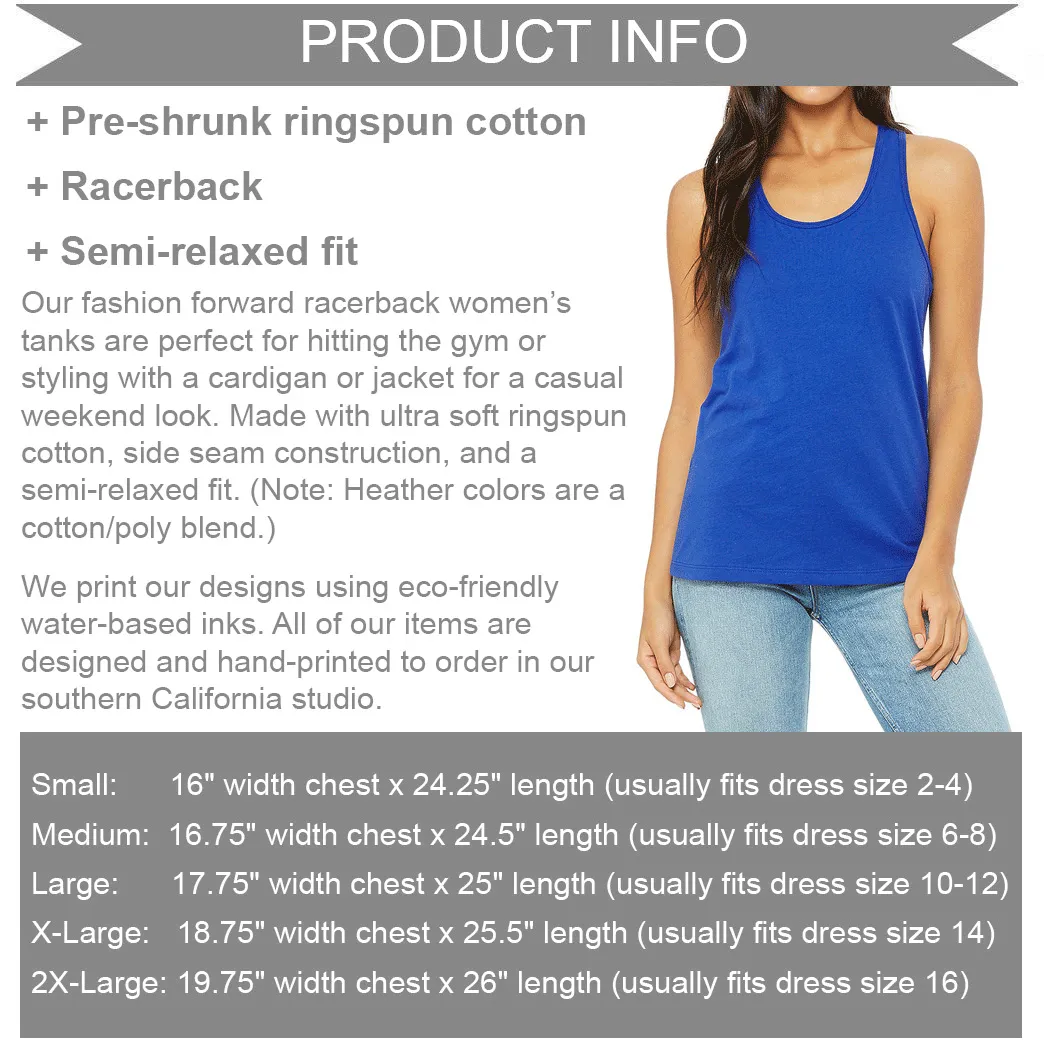 Women's Fuzz Aldrin Racerback Tank Top